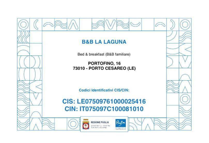 B&B La Laguna Porto Cesareo Exterior foto